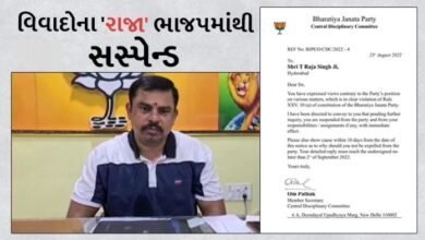 bjp-suspends-firebrand-leader-raja-singh-ordered-to-reply-within-10-days-on-controversial-statement