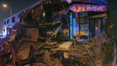 another-accident-while-trying-to-overtake-private-bus-and-truck-collide-in-vadodara-six-people-killed