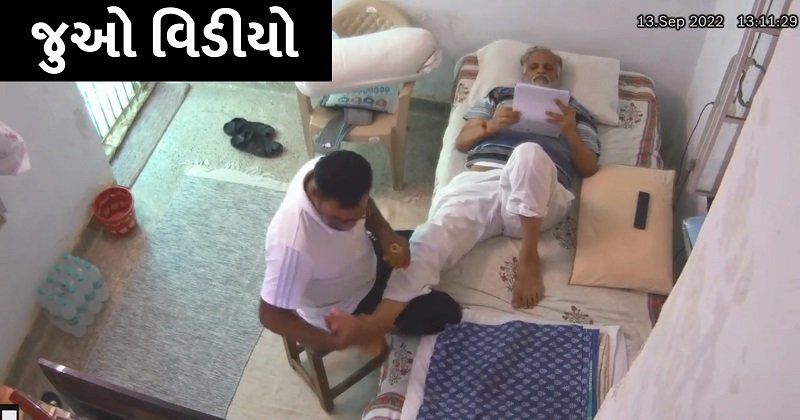 video-of-tihar-jailed-satyendra-jain-giving-massage-goes-viral-bjp-attacks-kejriwal-government