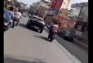 after-quarrel-woman-hits-youth-with-car-later-falls-for-a-km-another-shocking-case