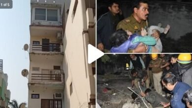 lucknow-building-collapse-the-building-was-built-15-years-ago-digging-was-going-on-in-the-basement-with-a-drill-machine-then-the-explosion-happened