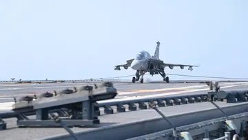 indian-navy-landing-of-light-combat-aircraft-lca-on-ins-vikrant-another-achievement-of-self-reliant-india